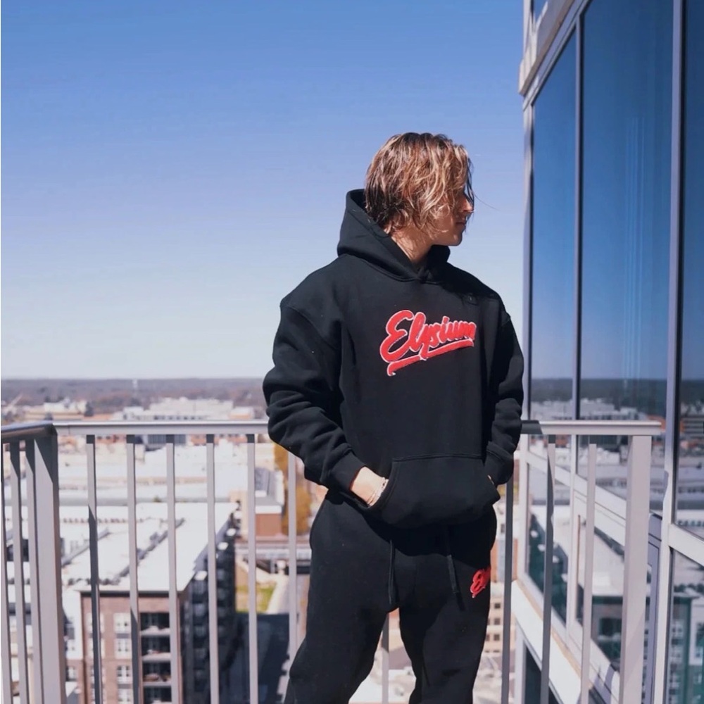 Elysium Athletic Black Men's Hoodie